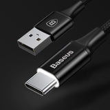 Baseus USB Type C Cable for xiaomi redmi note 7 USB-C Cable