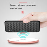 Luxury Grid Pattern Case For iPhone X Cases Ultra Thin Soft Silicone Protective