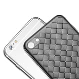 iPhone 6s Case Luxury Grid Pattern Silicone Case