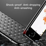 iPhone 6s Case Luxury Grid Pattern Silicone Case