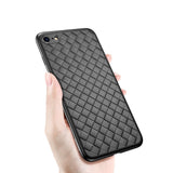 iPhone 6s Case Luxury Grid Pattern Silicone Case