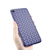 iPhone 6s Case Luxury Grid Pattern Silicone Case