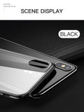 Luxury Original Tempered Glass Case For iPhone Xs Xs Max XR