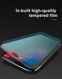Luxury Tempered Glass Filp Case For iPhone Xs Xs Max