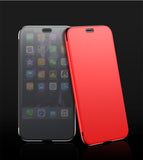 Luxury Tempered Glass Filp Case For iPhone Xs Xs Max