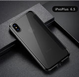 Luxury Tempered Glass Filp Case For iPhone Xs Xs Max