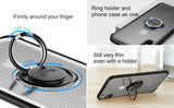 Creative Phone Case For iPhone Xs with Ring Holder Stand Matte