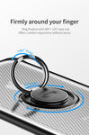 Creative Phone Case For iPhone Xs with Ring Holder Stand Matte