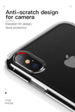 PC + TPU Hybrid Case For iPhone Xs Fashion Transparent Silicone Case