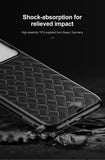 Grid Pattern Case For iPhone Xs Max Luxury Silicone + Tempered Glass