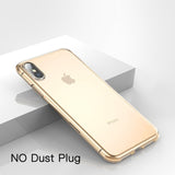 Ultra Thin Transparent Case For iPhone Xs Xs Max XR