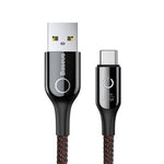 Baseus Smart Change Breathe Lighting USB Type C Cable Support 3A Fast Charging