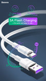 Baseus White TPE USB Type C Cable