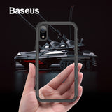 iPhone XR Case Durable Silicone PC Hybrid Armor Case