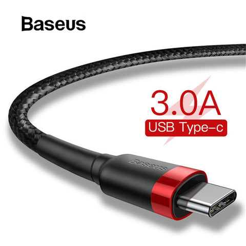 Baseus USB Type C Cable for USB C Mobile Phone Cable Fast Charging Type C Cable