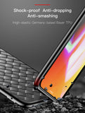 Luxury Grid Pattern Case For iPhone X Cases Ultra Thin Soft Silicone Protective